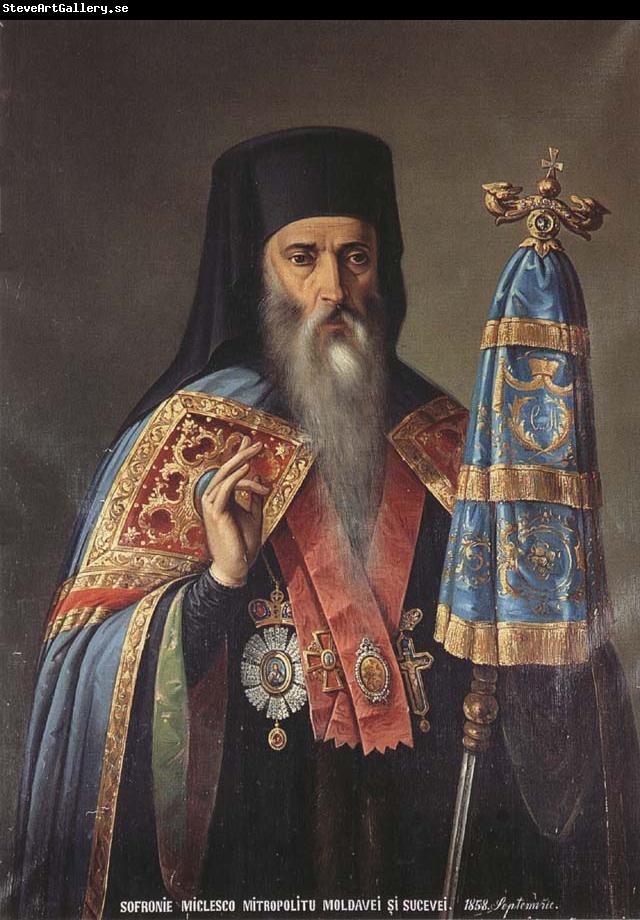 Nicolae Grigorescu The Metropolitan Bishop Sofronie Miclescu